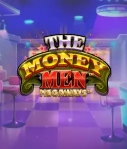 Dive into the exciting world of The Money Men Megaways slot by Pragmatic Play, featuring a striking logo with sparkling stars against a stylish casino backdrop. This graphic portrays the excitement and glamour of casino gaming with its eye-catching ambiance and design. Great for gambling fans looking for a taste of Vegas. 